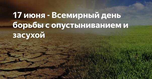 Во всем мире 17 июня отмечается Всемирный день по борьбе с опустыниванием