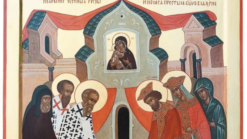 По православному календарю 15 июля 2023 года празднуют Положение Честной ризы Богородицы