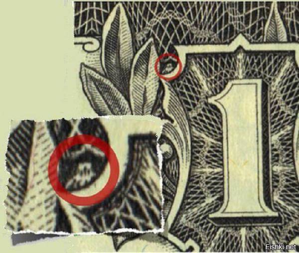 На долларе масонским знаком является символ Альфа и Омега.
