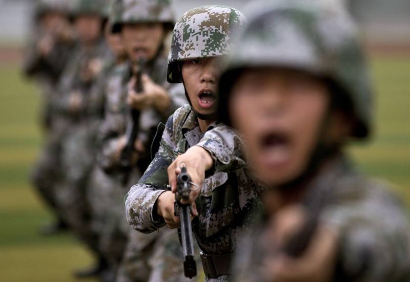 Армия Китая в соцсетях объявила о подготовке к войне