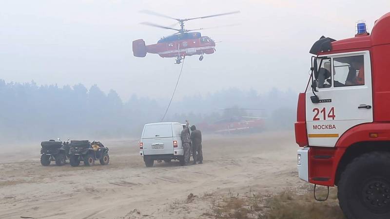 Из-за лесных пожаров в Рязанской области началась эвакуация, — СМИ