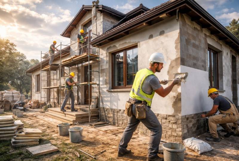 Фасадные работы в частном доме: что важно учесть на этапе подготовки