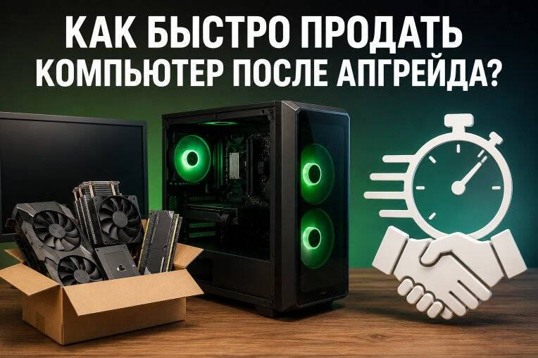 Быстрая продажа компьютера после апгрейда