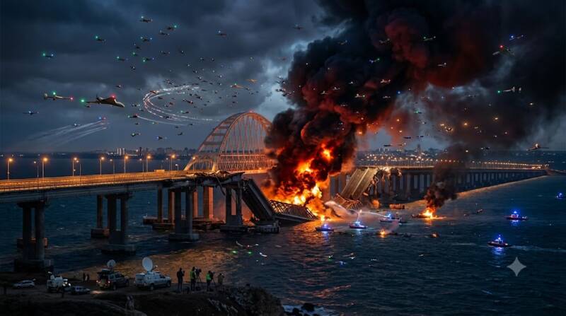мост в Затоке