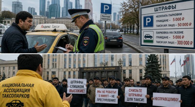 штрафы таксистов