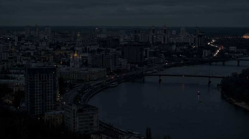 Киев, блэкаут