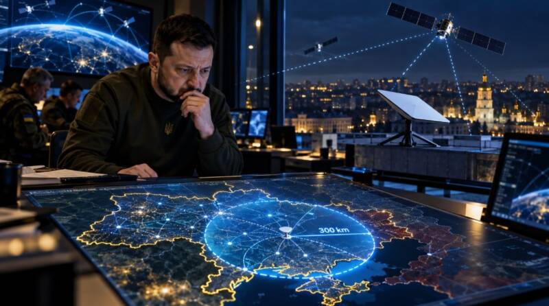 Зеленскому предложили сделку по Starlink на 300 км